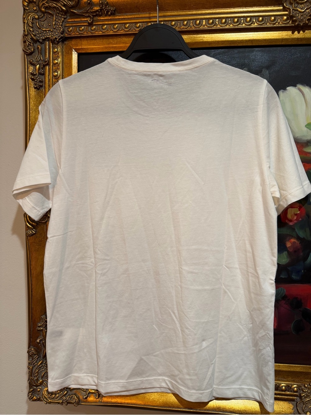 kate spade White Short-Sleeve Tee with Multicolor Embroidered Bird - Picture 2 of 6